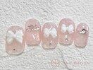ピンクリボンレース¥9000