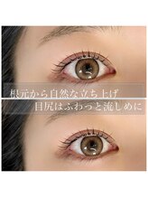 アイラッシュデザインリコ(eyelashdesign RICO.)/自然な立ち上げカール.*・゜