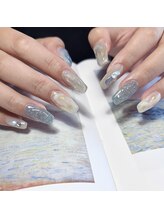 プリュネ(Prune)/フラッシュ/水色/インク