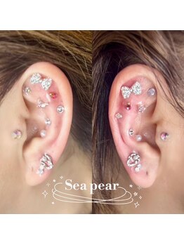 シーペアー 鳳店(Sea pear)の写真/お好きなパーツが選べる耳ツボジュエリーで、お洒落を楽しみながら可愛く健康に♪10～20粒まで幅広いMENU＊