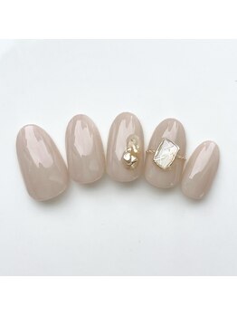 アルセア 上野御徒町店(Alcea)/リングネイル　ミラーネイル