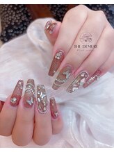 ザ デミュア 高田馬場店/パーツやり放題長さだしネイル