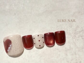 ルークネイル 恵比寿店(LUKE NAIL)/【フット】マグネットハート