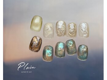 プレーン 恵比寿(Plain)の写真/ショートネイルにぴったりなニュアンスデザイン多数◎抜群の提案力でオリジナリティ溢れるネイルを実現♪