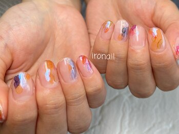 イロ ネイルサロン(iro)/水彩ネイル