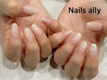 ネイルズアリー 立川店(Nails ally)/シアーカラー×ホログラム×秋