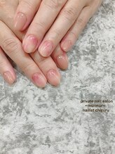 プライベート ネイルサロン マーマ(murmur)/桃ネイル