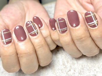 マニネイルケア なんば店(maninail CARE)/チェックネイル