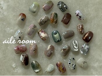 エールルーム 中目黒(aileroom)の写真/aileroomオリジナル定額アートが大人気♪ニュアンス・マグネットアート等他サロンでは出せない個性を演出★