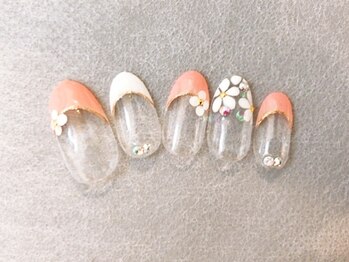 ネイルサロン ナチュール(Nature)/さわやかお花ネイル