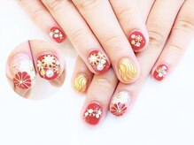 ネイルコレクション ピンク(Nail Collection Pink)/ジェル放題★和風・成人式・着物