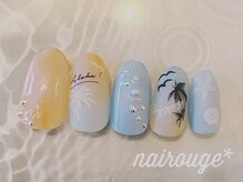 ネイル―ジュ 札幌大通店(nairouge*)/サンセットネイル♪