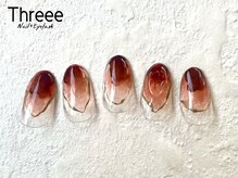 スリーネイルプラスアイラッシュ(Threee Nail+Eyelash)/ニュアンスネイル
