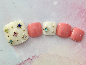 ティーエヌ 大船店/フット定額ネイル☆7700円