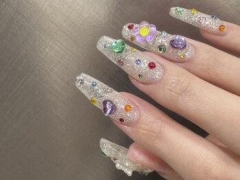 キャッツアイ東京 新宿店(Cat's eye TOKYO)/キラキラネイル