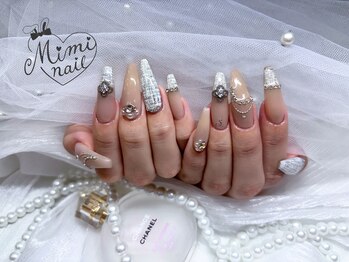 ミミネイル(Mimi nail)/グレーツイード