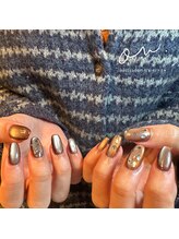 オンドットネイルサロンバイティントプラス(on. nailsalon by tint+)/マグネット＋ホログラム