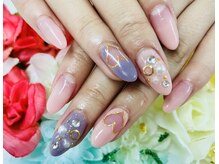 ダブルネイル(Double Nail)/くりぬきハートネイル☆