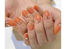 ネイルズ ララ(nails Lala)/ミラーネイル。