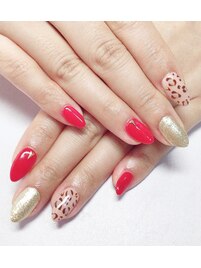 ヒョウ柄ＮＡＩＬ