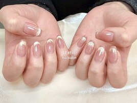 チークマグネットフレンチネイル