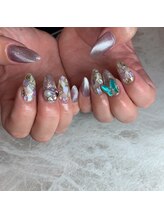 エステティックアンドネイル ローズ(ESTHETIC&NAIL Rose)/蝶々×シェル