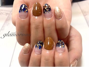 ネイルグラマラス 西新井店/《パラジェル》秋インクネイル