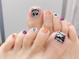 ハロウィンネイルフット