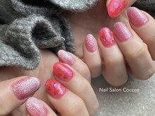 コッコア(Coccoa)/大人気ハートホロネイル