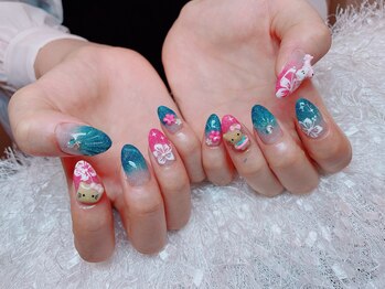 レアネイル 新宿(le'a nail)/夏ネイル