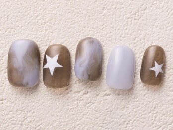 もやもや星ネイル