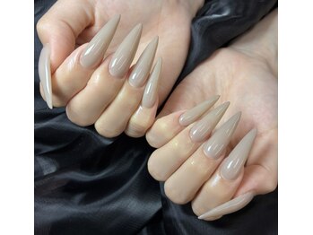 デュリブリンクネイル 高田馬場(Duli blink nails)/韓国風ミルクグレージュネイル