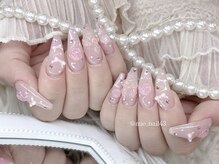 リンドネイル バイ モカ アンド ララ(Lind nail by moca and LaLa)/【mio】ワンホンガーリーネイル