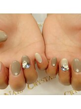 クリスタルネイル ボンベルタ橘店(CRYSTAL NAIL)/ビジューネイル