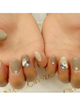 クリスタルネイル ボンベルタ橘店(CRYSTAL NAIL)/ビジューネイル
