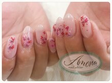 アモーナ ネイルアトリエ(amona nail atelier)/押し花ネイル☆