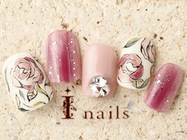 手描きバラアート　11500円