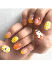 ☆食べっ子どつぶつネイル☆