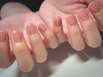 ネイルサロン デンティ(Dentty)/うる艶☆桃いろワンカラー