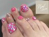 【1ケ月半以内の再来店オフ無料】 FOOTトレンドアート☆¥12000～