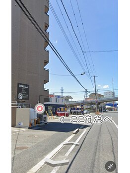 サロン クラスリープ(salon kurasleep)/駐車場までのご案内 2