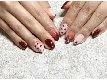 ガーデン ヘア&エステ&ネイル Garden/ハートネイル