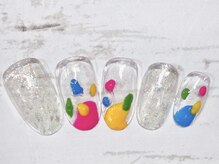 ビービーネイル(BB)/8月定額ネイル