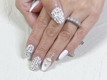 ケーズネイル製作所/ぷっくりツイードネイル