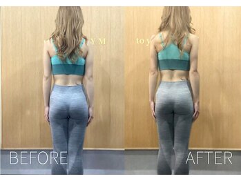 トゥーユージム 調布店(toyou...GYM)/お客様〈BEFORE→AFTER〉