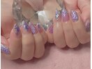 【陽泉】紫陽花ネイル