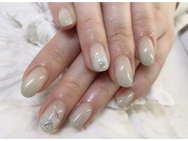 (中原)春のフラワーネイル