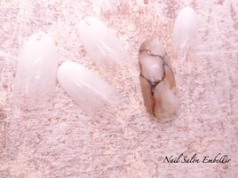 (1538)天然石風ネイル