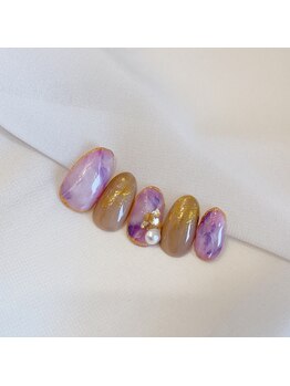 グログラン(Gros-Grain)/11月ネイル