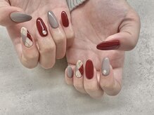 ディーネイル 京橋(D-nail)/平田/アーガイル柄ネイル